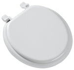 BEMIS Bemis 66TT-000 Toilet Seat, Round, Molded Wood, White, Top-Tite Hinge PLUMBING, HEATING & VENTILATION BEMIS
