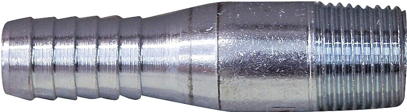BOSHART INDUSTRIES Boshart UNLMAS-050 Pipe Adapter, 1/2 in, Insert, 1/2 in, MPT, Steel, Zinc LAWN & GARDEN BOSHART INDUSTRIES