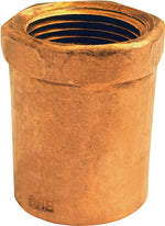 NIBCO INC. Nibco 603 Series W01010C Reducing Pipe Adapter, 3/8 x 1/2 in, Sweat x FPT, Copper PLUMBING, HEATING & VENTILATION NIBCO INC.