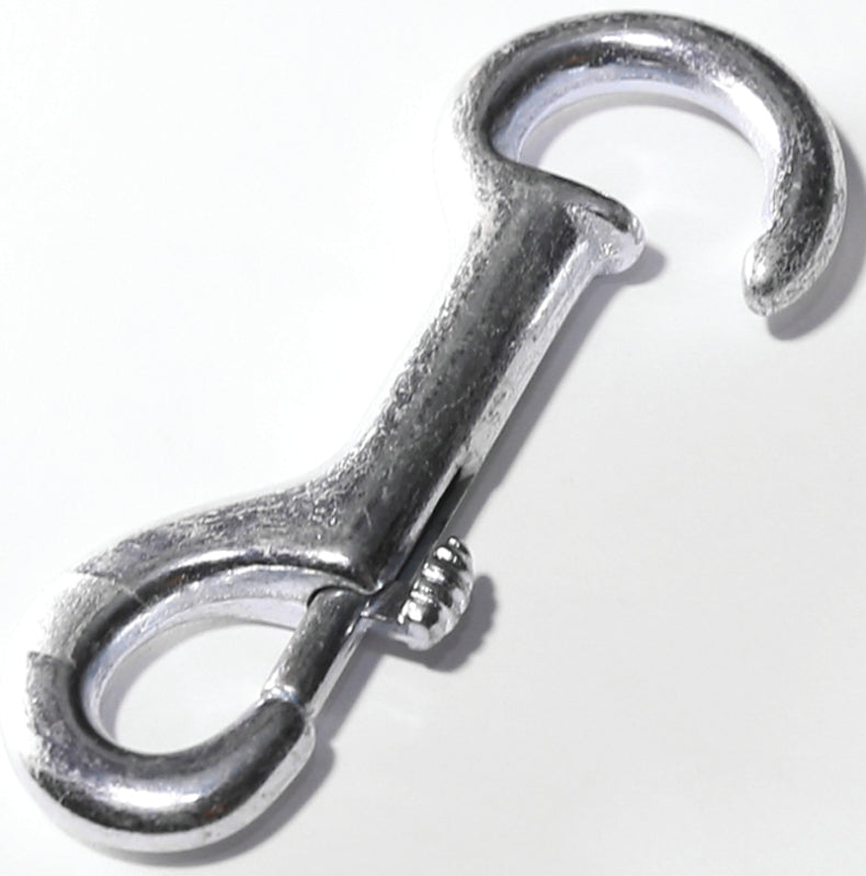 BARON Baron 231 Chain Snap, 3/8 in Snap Opening, 3-1/2 in L Dimensions, 60 lb Working Load, Malleable Iron, Electro-Galvanized