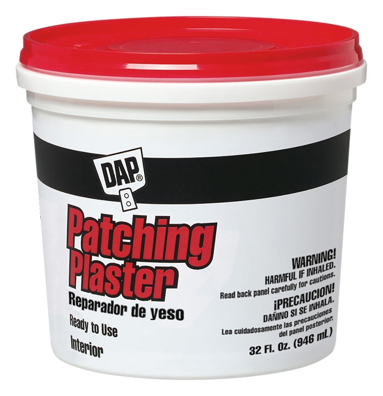 DAP DAP 52084 Patching Plaster, Paste, White, 1 qt Tub PAINT DAP