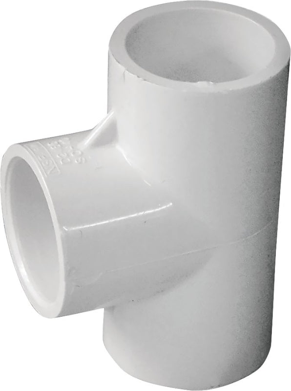IPEX IPEX 435776 Pipe Tee, 3/4 in, Socket, PVC, White, SCH 40 Schedule, 150 psi Pressure LAWN & GARDEN IPEX