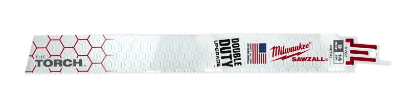 MILWAUKEE Milwaukee 48-00-5787 Reciprocating Saw Blade, 1 in W, 9 in L, 14 TPI TOOLS MILWAUKEE
