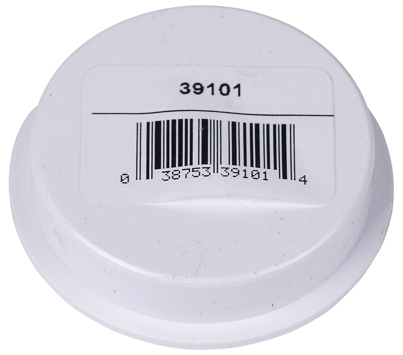 OATEY Oatey Knock-Out 39101 Test Cap with Barcode, 2 in Connection, ABS, White PLUMBING, HEATING & VENTILATION OATEY