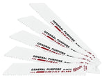 MILWAUKEE Milwaukee 48-00-5091 Reciprocating Saw Blade, 3/4 in W, 6 in L, 8/12 TPI, Bi-Metal Cutting Edge TOOLS MILWAUKEE