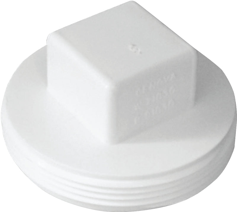 IPEX USA LLC-CANPLAS Canplas 414243BC Plug, 3 in, MNPT, PVC, White