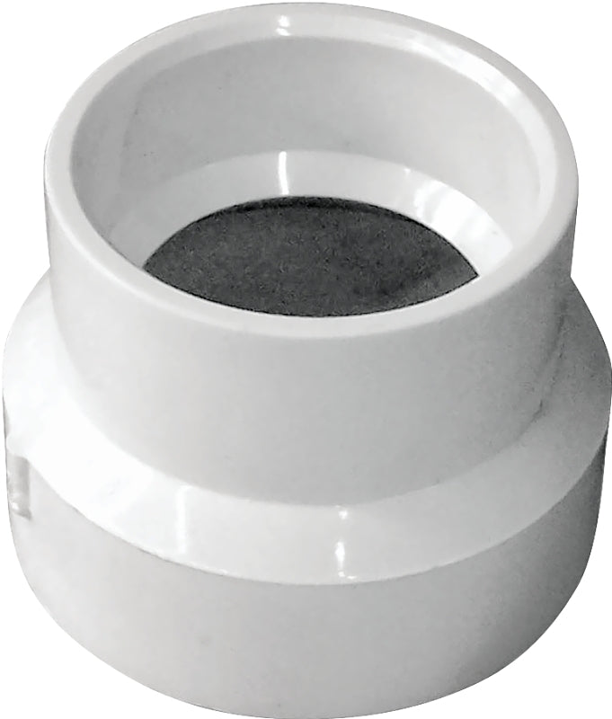 IPEX USA LLC-CANPLAS Canplas 193022 Reducing Coupling, 2 x 1-1/2 in, Hub, PVC, White PLUMBING, HEATING & VENTILATION IPEX USA LLC-CANPLAS