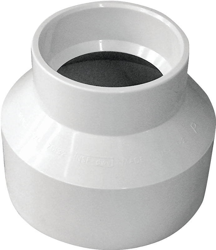 IPEX USA LLC-CANPLAS IPEX 193024 Reducing Coupling, 3 x 2 in, Hub, PVC, White, SCH 40 Schedule PLUMBING, HEATING & VENTILATION IPEX USA LLC-CANPLAS