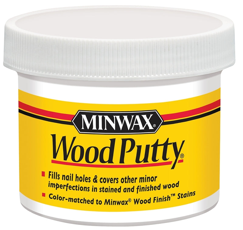 MINWAX Minwax 13616000 Wood Putty, Liquid, White, 3.75 oz Jar PAINT MINWAX