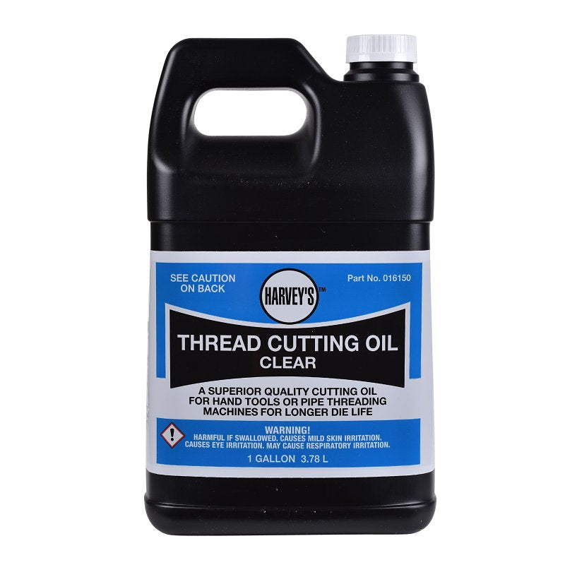 HARVEY Harvey 16150 Thread Cutting Oil, 1 gal Jug, Clear