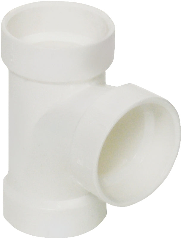 IPEX USA LLC-CANPLAS Canplas 192152L DWV Sanitary Pipe Tee, 2 in, Hub, PVC, White PLUMBING, HEATING & VENTILATION IPEX USA LLC-CANPLAS