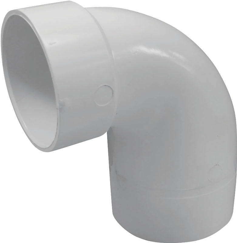 IPEX USA LLC-CANPLAS Canplas 193103 Reducing Closet Bend Pipe Elbow, 4 x 3 in, Spigot x Hub, 90 deg Angle, PVC, White PLUMBING, HEATING & VENTILATION IPEX USA LLC-CANPLAS
