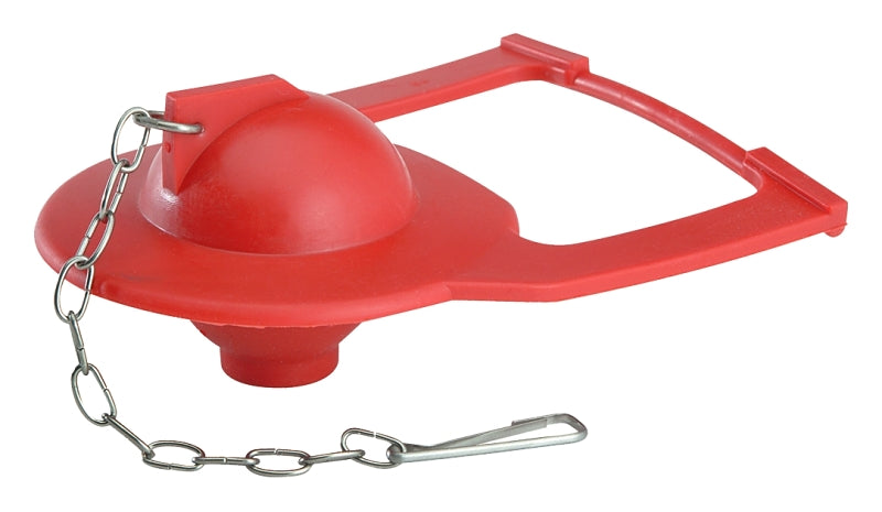 KORKY Korky 2011BP Hinge Toilet Flapper, Chlorazone Rubber, Red PLUMBING, HEATING & VENTILATION KORKY