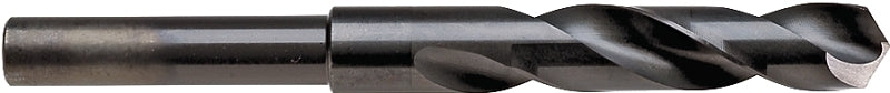 IRWIN Irwin 91136 Silver and Deming Drill Bit, 9/16 in Dia, 6 in OAL, Spiral Flute, 1/2 in Dia Shank, Flat, Reduced Shank