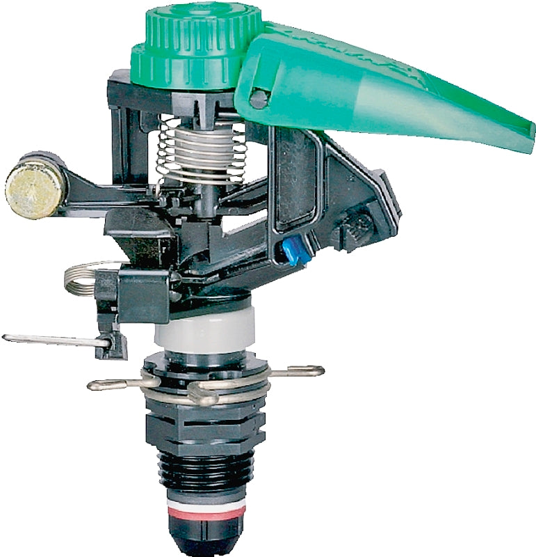 RAINBIRD Rain Bird P5R Impact Sprinkler, 1/2 in Connection, Full-Circle, Part-Circle, Bayonet Nozzle, Polymer/Stainless Steel LAWN & GARDEN RAINBIRD