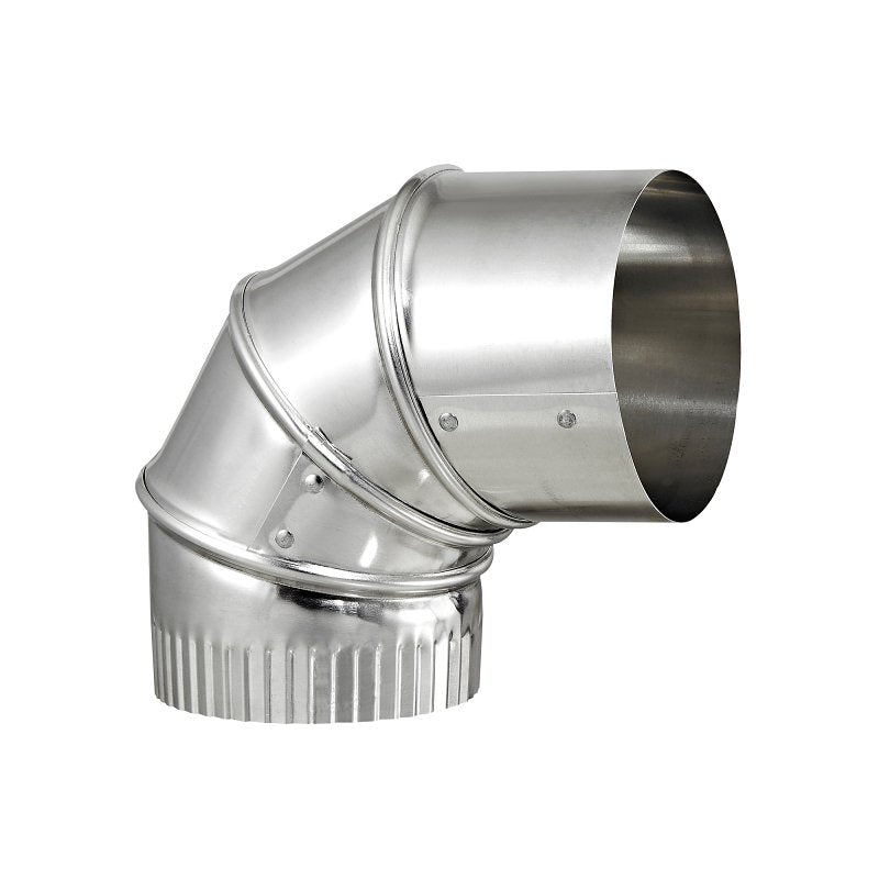 LAMBRO Lambro 2300 Vent Elbow, 3 in Connection, 26 Gauge, Aluminum PLUMBING, HEATING & VENTILATION LAMBRO