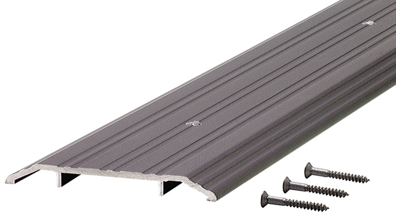 M-D M-D TH015 Series 68353 Saddle Threshold, 72 in L, 5 in W, Aluminum, Bronze