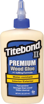 TITEBOND Titebond II 5003 Glue, Yellow, 8 oz Bottle PAINT TITEBOND