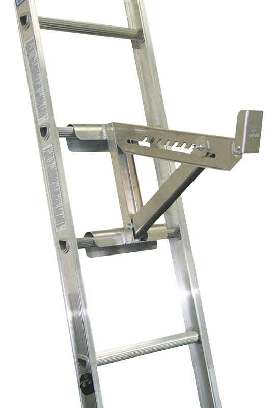 QUALCRAFT INDUSTRIES Qualcraft 2420 Ladder Jack, 2-Rung, Short Body, Aluminum, For: Round or D-Rung Style Ladders