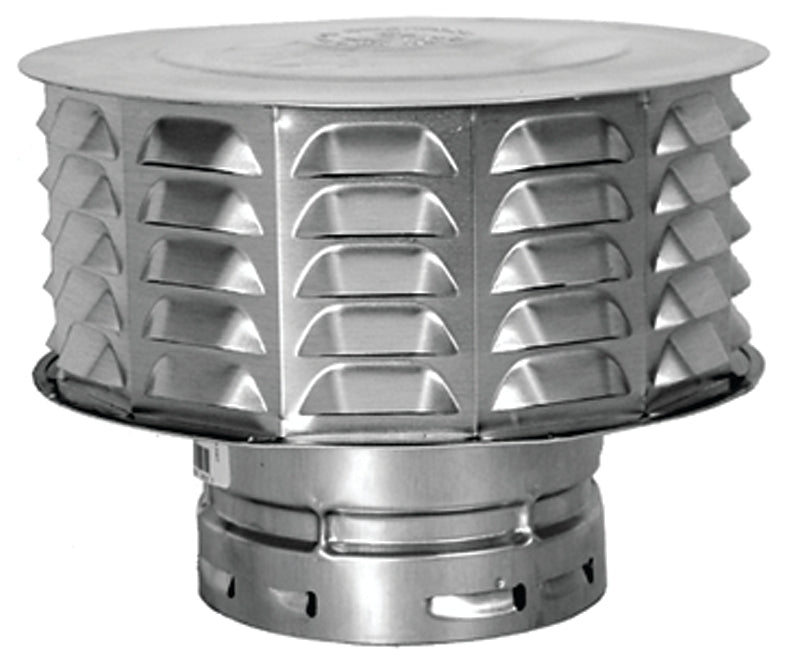 AMERICAN METAL AmeriVent 6ECW Snap Lock Vent Cap, 6 in Connection PLUMBING, HEATING & VENTILATION AMERICAN METAL