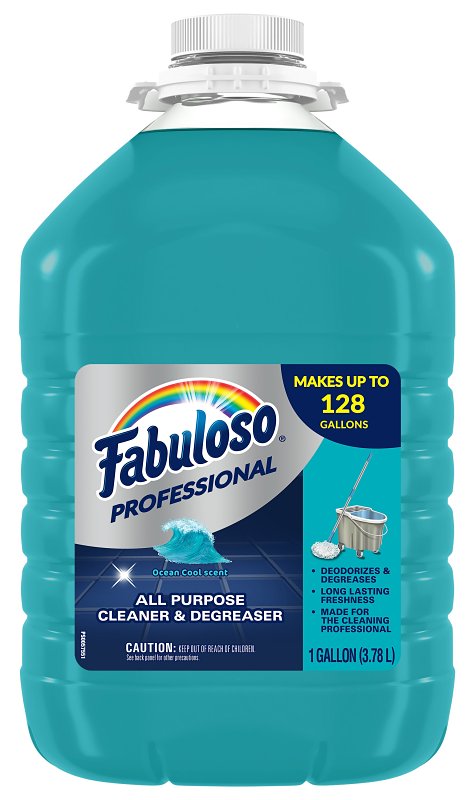 DOT FOODS, INC. COLGATE PALMOLIVE Fabuloso 04373 All-Purpose Cleaner, 1 gal Bottle, Liquid, Ocean Cool, Blue