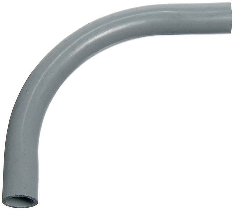 CARLON Carlon UA9AL-CAR Elbow, 3 in Trade Size, 90 deg Angle, SCH 40 Schedule Rating, PVC, Plain End, Gray, 1/PK
