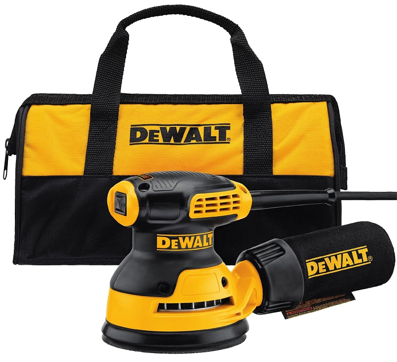DEWALT DEWALT DWE6421K Random Orbit Sander, 3 A, 5 in Pad/Disc, 8-Hole, Hook and Loop Pad/Disc TOOLS DEWALT