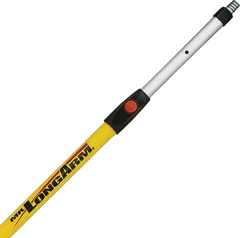 MR.LONGARM Mr. LongArm Super Tab-Lok 7512 Extension Pole, 1-1/4 in Dia, 6.2 to 11.2 ft L, Aluminum, Fiberglass Handle