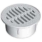 DRAINTECH DrainTech 0440SDG Drop-In Drain Grate, 4-9/16 in Dia, Round, Polyethylene, Green