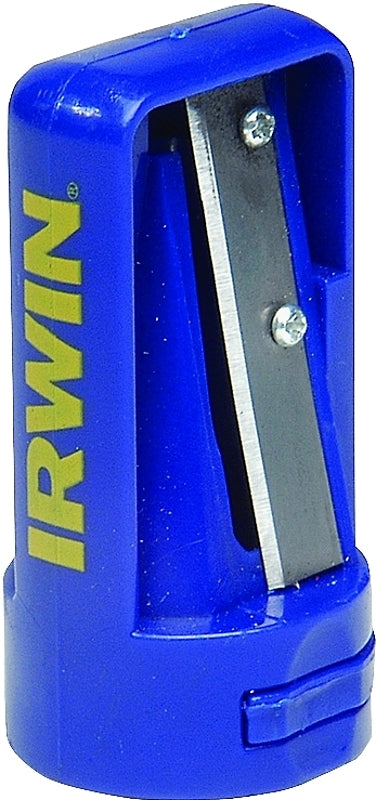 IRWIN Irwin 233250 Pencil Sharpener, Steel Blade, Plastic Housing Material, Blue Housing