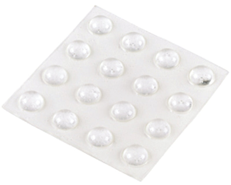 SHEPHERD Shepherd Hardware 9964 Protective Pad, Vinyl, Clear, 3/8 in Dia, 1/4 in Thick, Round HARDWARE & FARM SUPPLIES SHEPHERD