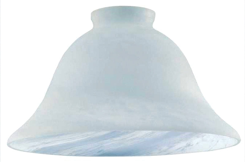 WESTINGHOUSE Westinghouse 8133300 Light Shade, Wide Bell, Glass, White ELECTRICAL WESTINGHOUSE