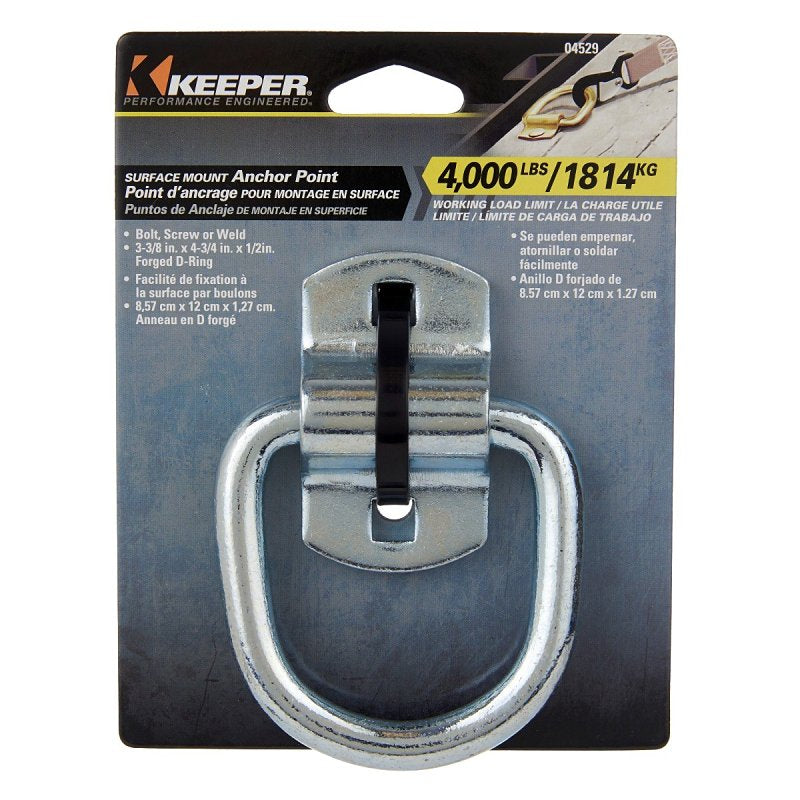 KEEPER Keeper 04529 Anchor Point Wire Ring, Heavy-Duty, Steel AUTOMOTIVE KEEPER
