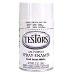 TESTORS Testors 1245T Craft Paint, Gloss, White, 3 oz, Bottle PAINT TESTORS