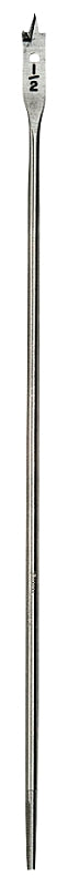 IRWIN Irwin SPEEDBOR 88708 Spade Drill Bit, 1/2 in Dia, 16 in OAL, Extra Long Length, Flat Flute, 1/4 in Dia Shank, Hex Shank TOOLS IRWIN