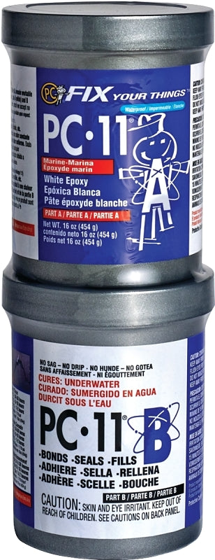 PROTECTIVE COATING Protective Coating PC-11 Marine-Grade PC-11 1LB. Epoxy Adhesive, White, Paste, 1 lb Jar
