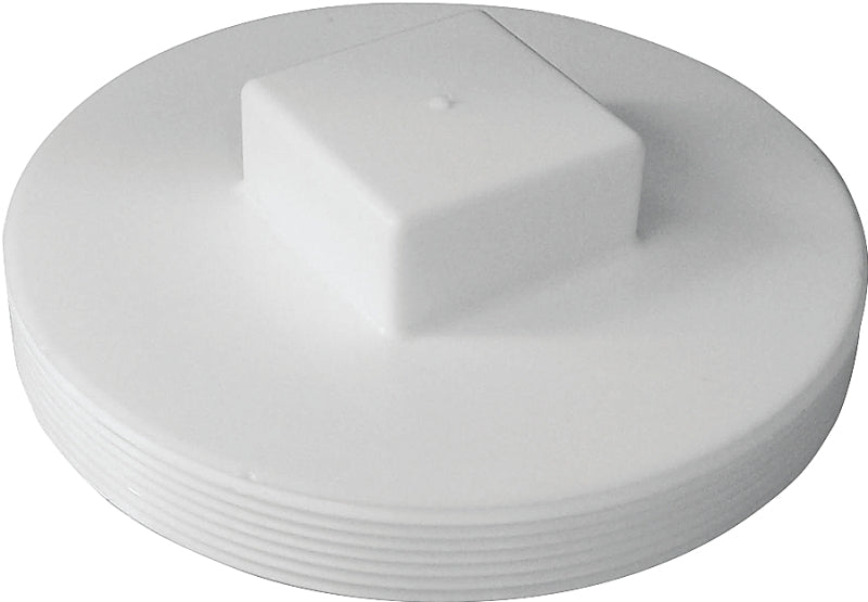 IPEX USA LLC-CANPLAS Canplas 414286BC Plug, 6 in, MNPT, PVC, White PLUMBING, HEATING & VENTILATION IPEX USA LLC-CANPLAS