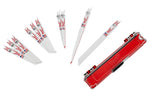 MILWAUKEE Milwaukee 49-22-1110 Reciprocating Saw Blade Set, 10-Piece, Bi-Metal, White TOOLS MILWAUKEE