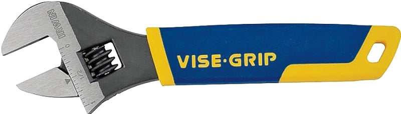 IRWIN Irwin Vise-Grip 2078606 Adjustable Wrench, 6 in OAL, 1 in Jaw, Steel, Chrome-Plated, ProTouch Grip Handle TOOLS IRWIN