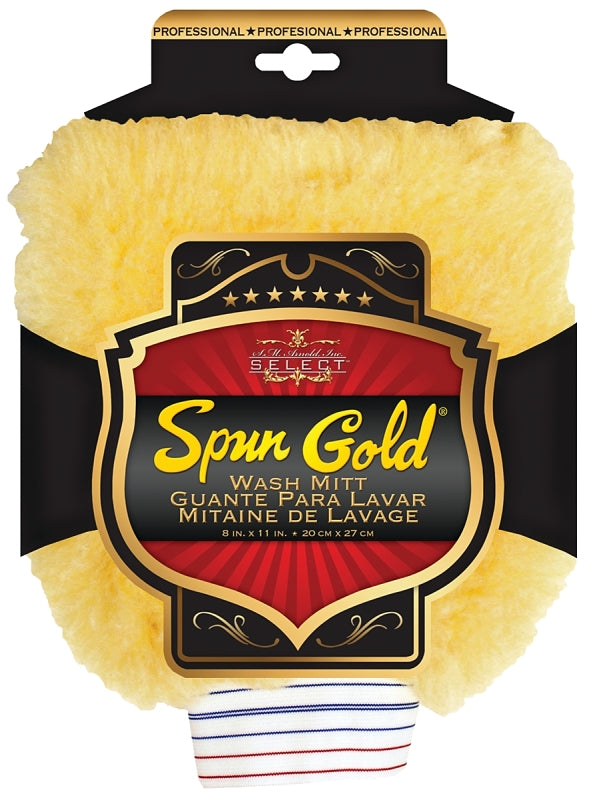 SM ARNOLD SM Arnold Spun Gold 85-310 Professional Wash Mitts, Lorene Synthetic Fiber