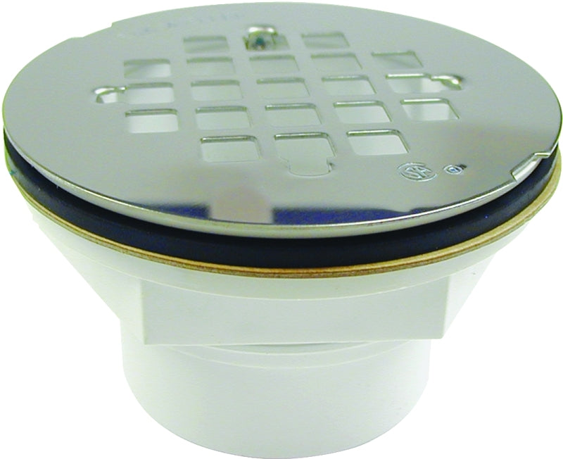 B & K INDUSTRIES B & K 133-106 Shower Drain, Plastic, For: 2 in DWV or SCH 40 ABS or PVC Pipes PLUMBING, HEATING & VENTILATION B & K INDUSTRIES