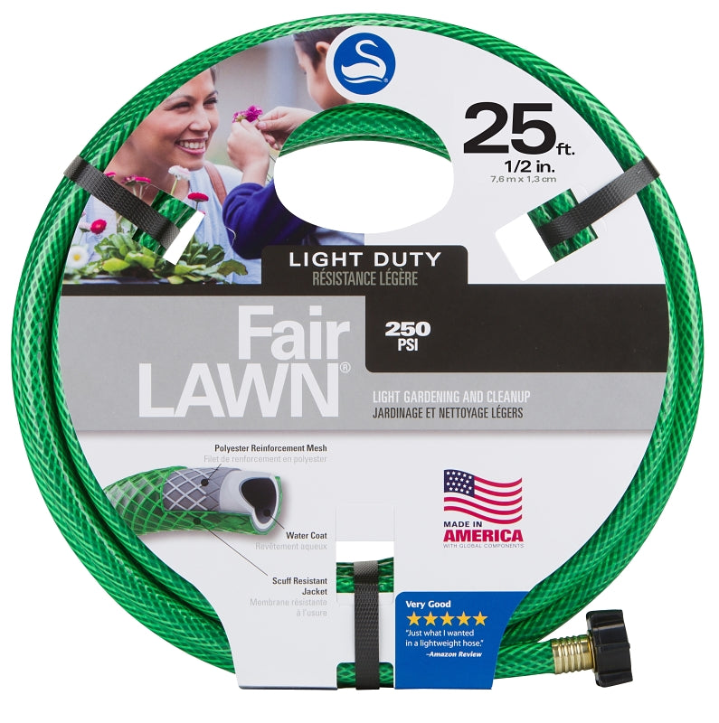 SWAN Swan SNFA12025 Garden Hose, 25 ft L, Plastic, Green
