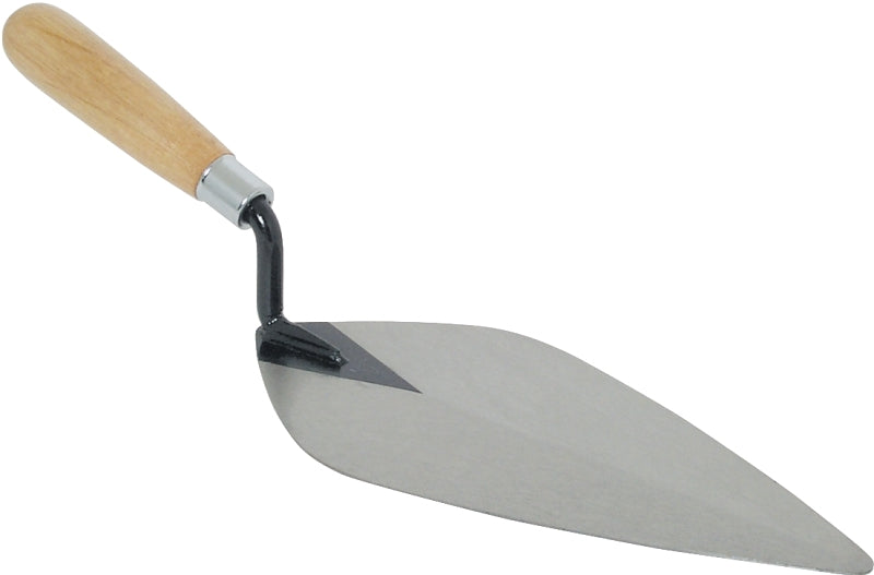 MARSHALLTOWN Marshalltown 926-3 Brick Trowel, 10 in L Blade, 4-3/4 in W Blade, Steel Blade, Hardwood Handle TOOLS MARSHALLTOWN