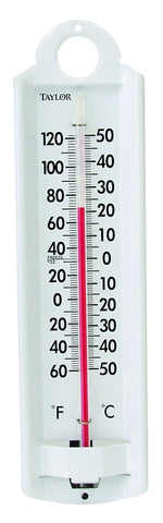 TAYLOR Taylor 5135 Thermometer, Analog, -60 to 120 deg F, Aluminum Casing HOUSEWARES TAYLOR