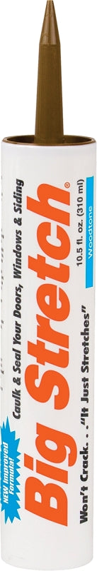 SASHCO Sashco 10018 Caulk, Woodtone, -30 to 250 deg F, 10.5 oz Cartridge PAINT SASHCO