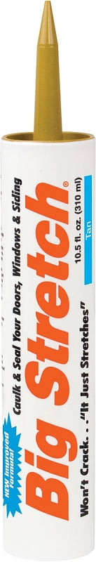 SASHCO Sashco 10014 Caulk, Tan,-30 to 250 deg F, 10.5 oz, Cartridge