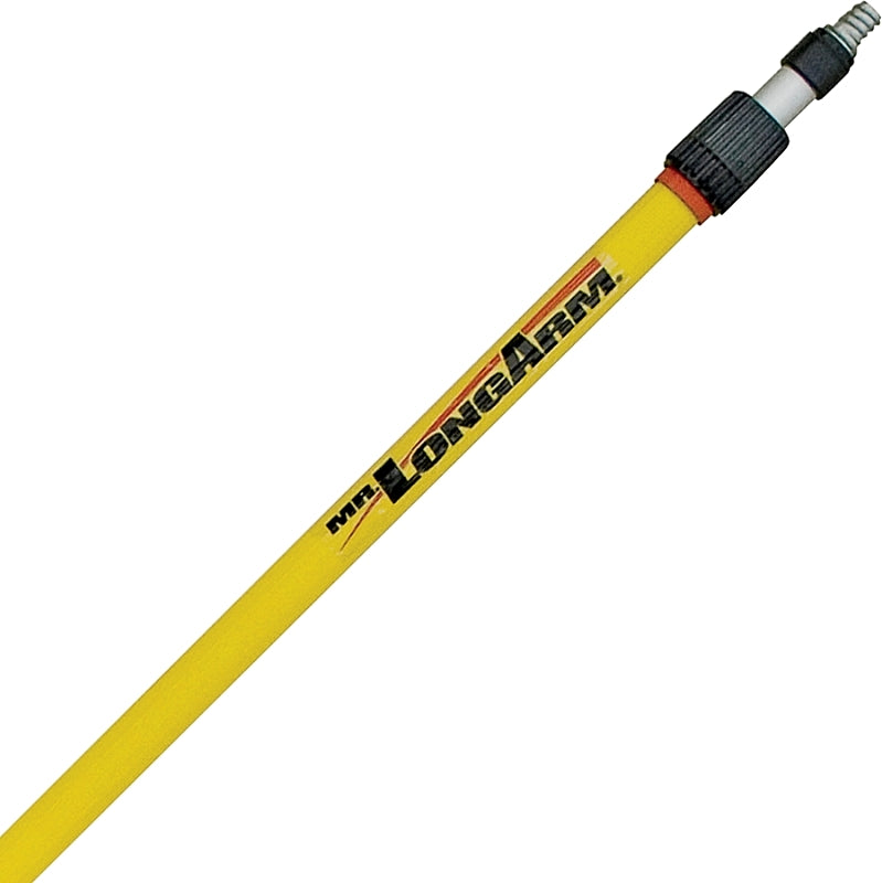 MR.LONGARM Mr. LongArm Alumiglass 6508 Extension Pole, 1-1/4 in Dia, 4.1 to 7.6 ft L, Aluminum, Fiberglass Handle PAINT MR.LONGARM
