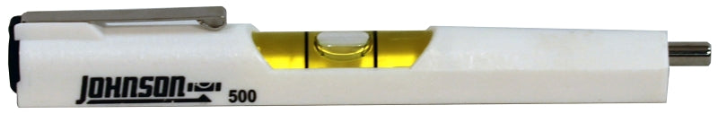 HULTAFORS Johnson 500 Pocket Level with Magnetic Pick-Up, 5 in L, 1-Vial, Plastic