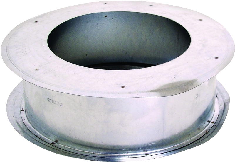 AMERICAN METAL AmeriVent 6EWT Series Wall Thimble, 6-9/16 in ID x 3-1/4 in L Dimensions, 0.018 ga, Galvanized Steel PLUMBING, HEATING & VENTILATION AMERICAN METAL