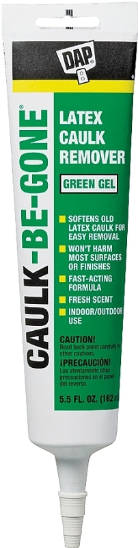 DAP DAP Caulk-Be-Gone 7079818026 Latex Caulk Remover, Liquid, Fruity, Green, 5.5 fl-oz, Tube